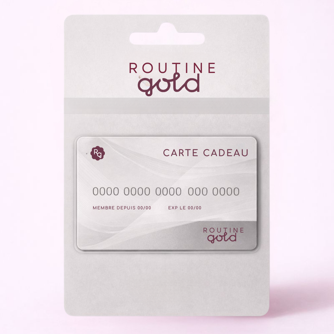 Carte Cadeau Routine Gold